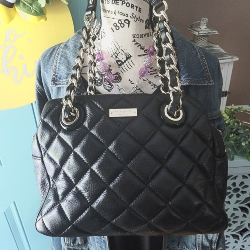 Kate Spade Black Quilted purse